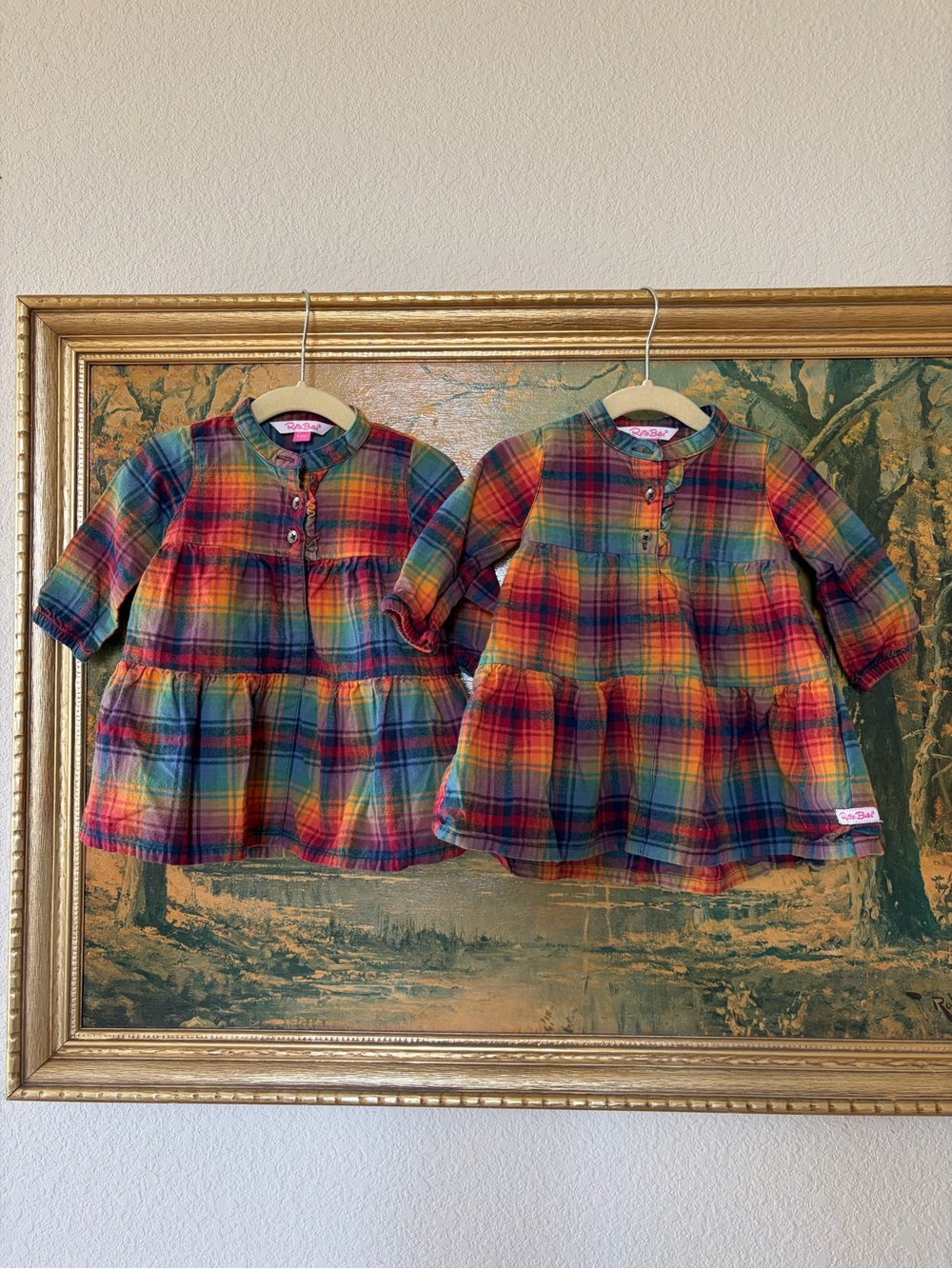 Ruffle Butts matching dresses